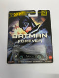 Hot Wheels Premium Pop Culture: Batman Forever Batmobile – 1:64 Scale Diecast Car (Real Riders)