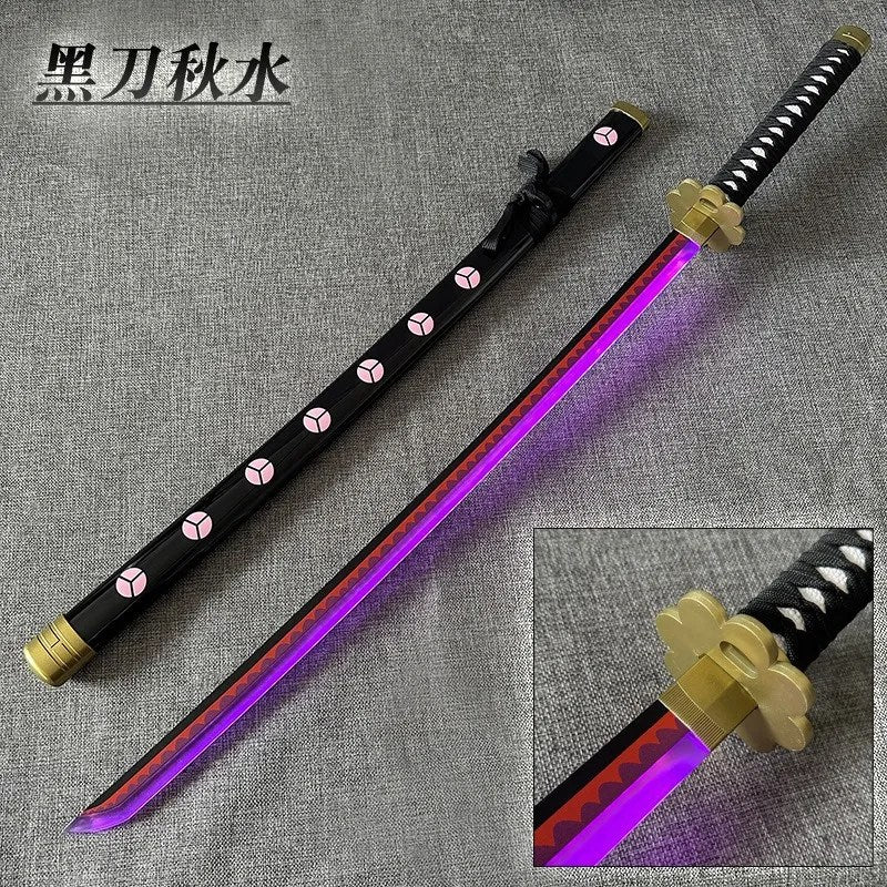 One Piece: Roronoa Zoro Shusui "Black Blade" LED Katana (104cm) – Premium Light-Up Cosplay Sword