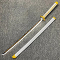 Demon Slayer: Zenitsu Agatsuma Thunder Breathing Nichirin Katana (103cm) – Premium Cosplay Replica Sword