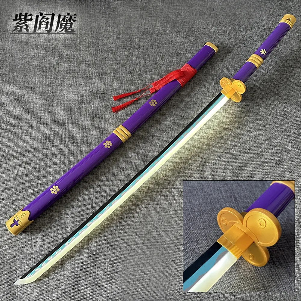 One Piece: Roronoa Zoro Purple Enma LED Katana (104cm) – Premium Light-Up Cosplay Sword