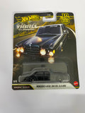 Hot Wheels Premium Car Culture: Thrill Climbers – Mercedes-Benz 300 SEL 6.8 AMG (Black) 1:64 Scale Diecast Car (Real Riders)