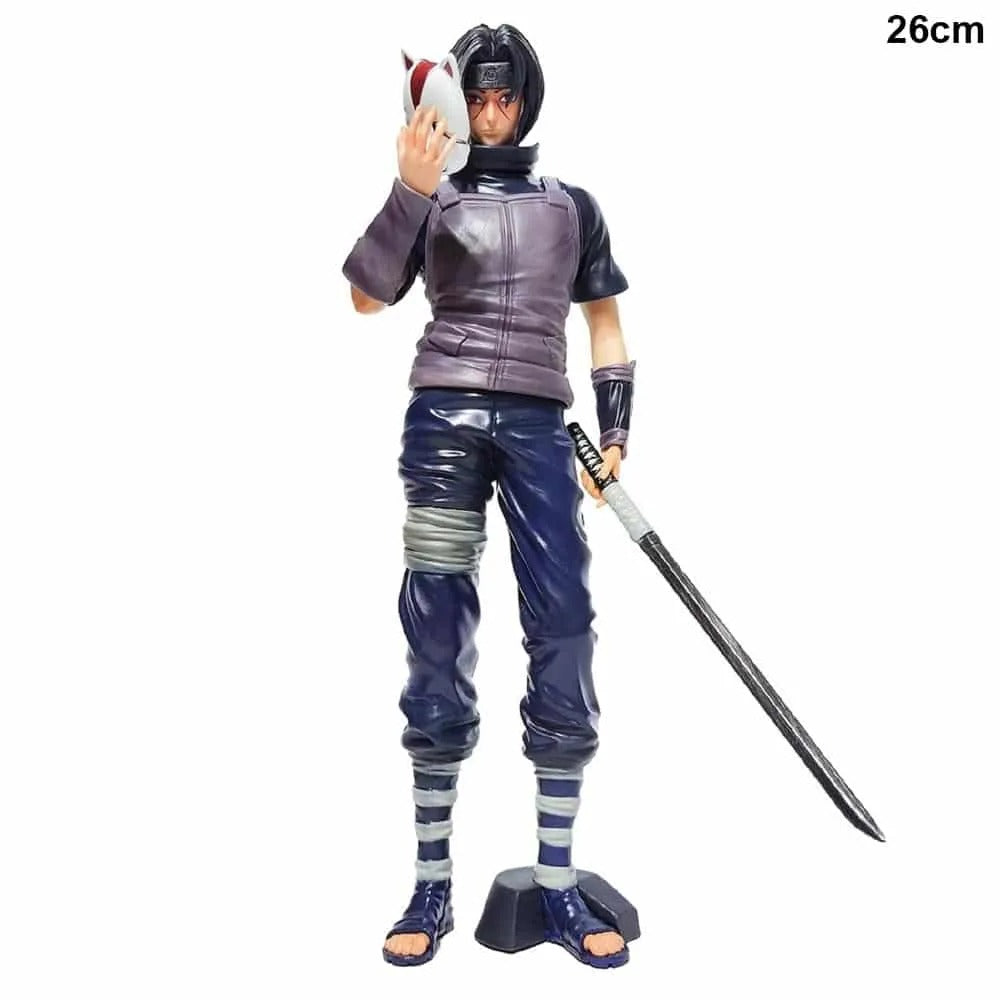 Naruto Shippuden: Itachi Uchiha Anbu Black Ops Action Figure (26cm) with Mask & Sword