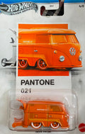 Hot Wheels Silver Series: Pantone Kool Kombi (Pantone 021 Orange) – 1:64 Scale Diecast Custom VW Bus