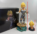 Dragon Ball Z: Majin Vegeta Premium 34cm Collector's Statue with Interchangeable Head & Custom Base