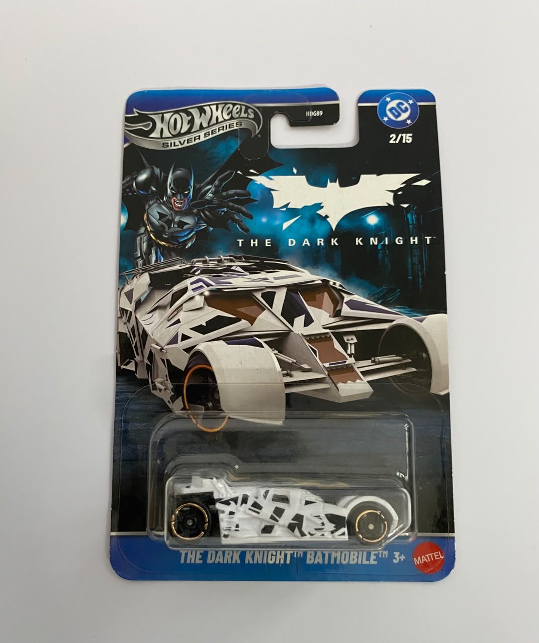 Hot Wheels Silver Series DC Batman: The Dark Knight Batmobile™ (Tumbler) – 1:64 Scale Diecast Car (2/15)