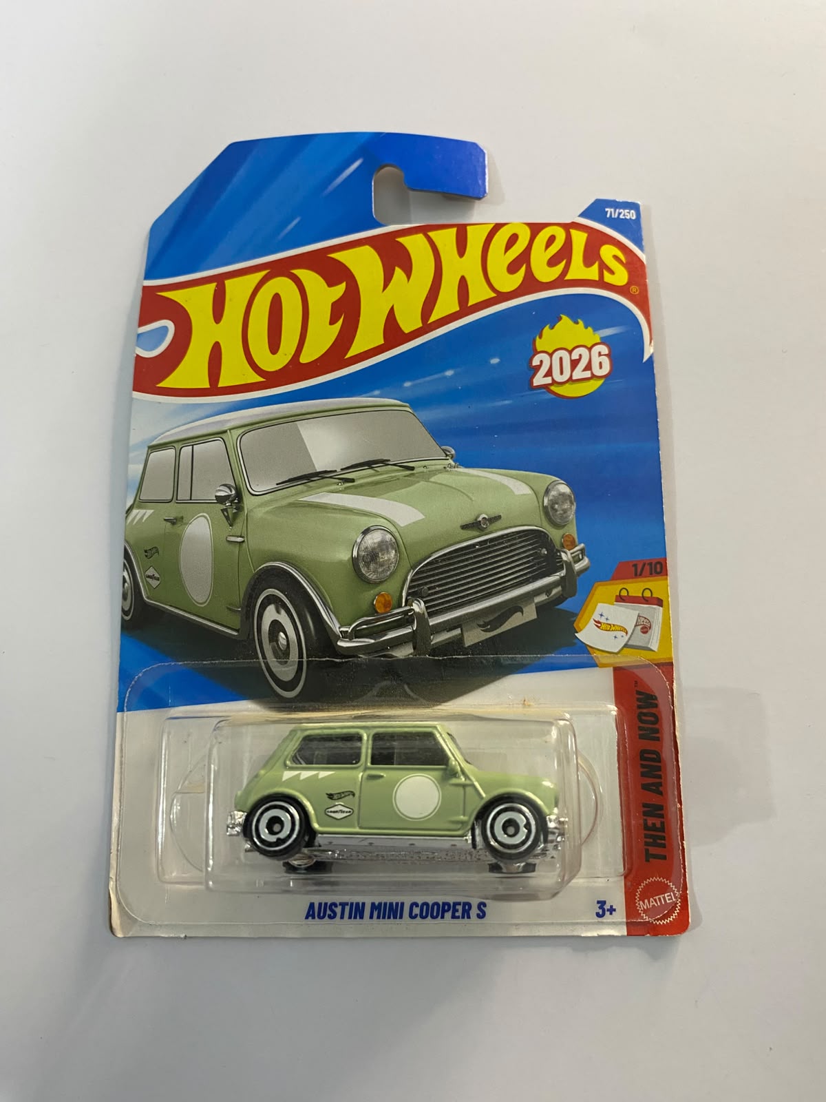 Hot Wheels 2026 Mainline Then and Now: Austin Mini Cooper S – 1:64 Scale Diecast Classic Car