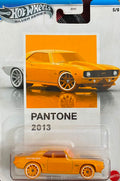Hot Wheels Silver Series: Pantone '69 COPO Camaro (Pantone 2013 Orange) – 1:64 Scale Diecast Muscle Car