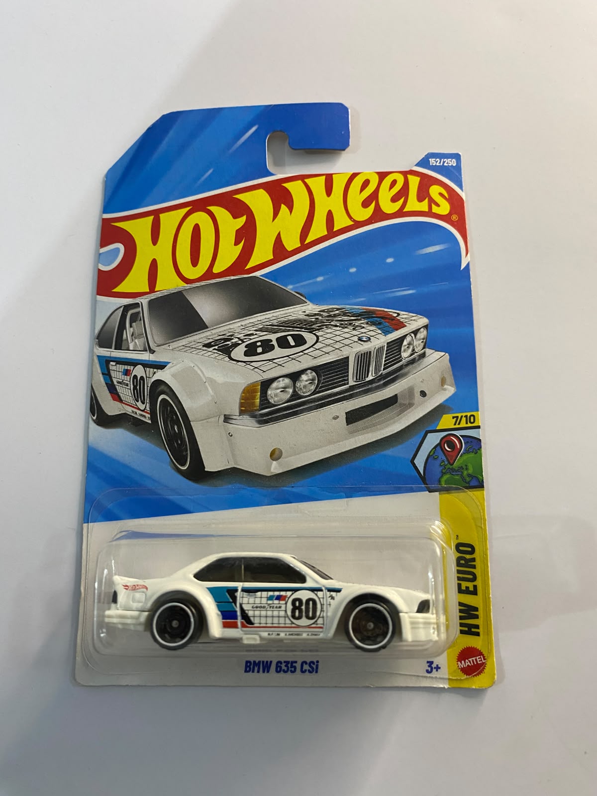 Hot Wheels Mainline HW Euro: BMW 635 CSi – 1:64 Scale Diecast Touring Car