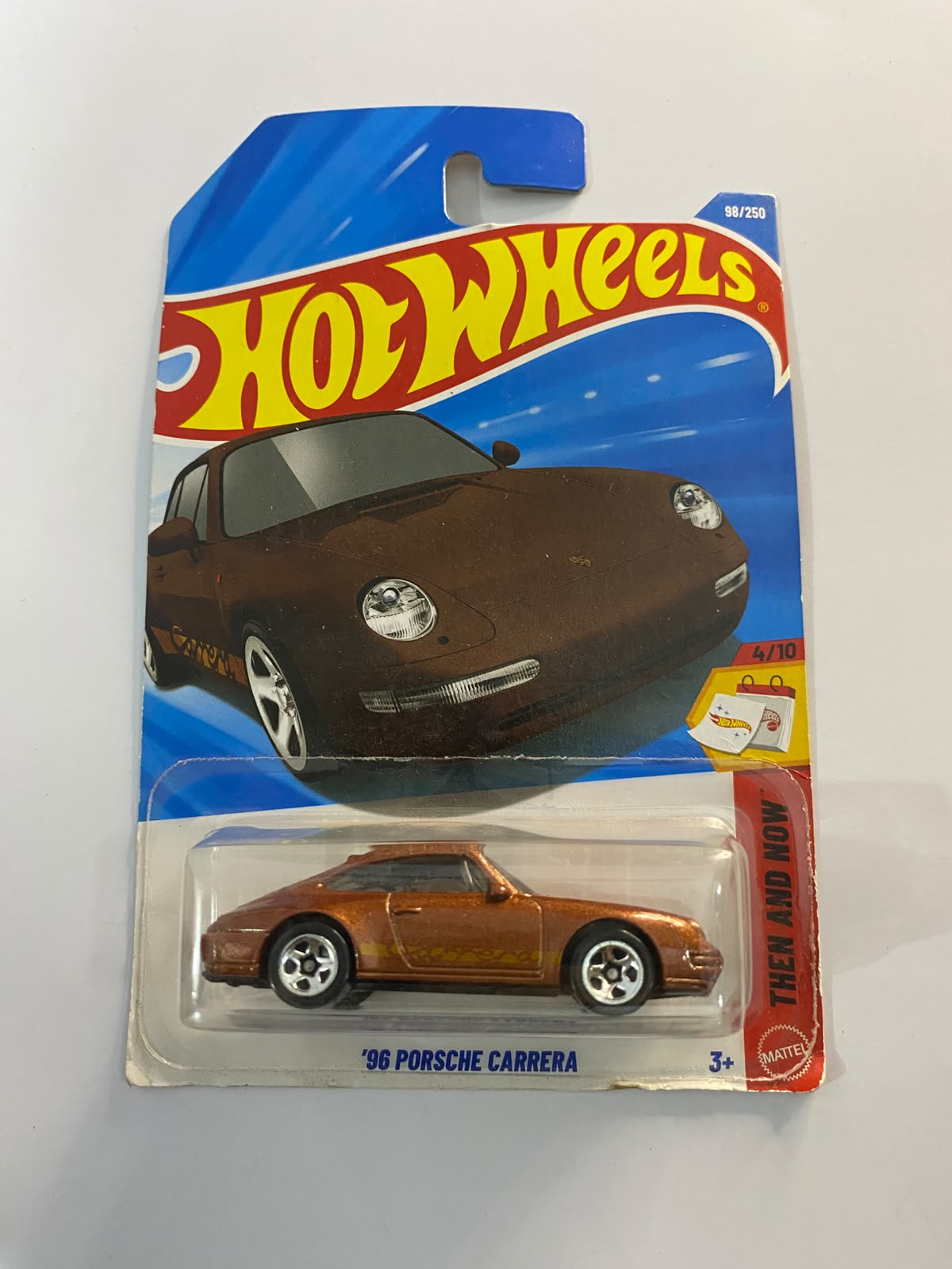 Hot Wheels Mainline Then and Now: '96 Porsche Carrera – 1:64 Scale Diecast Sports Car