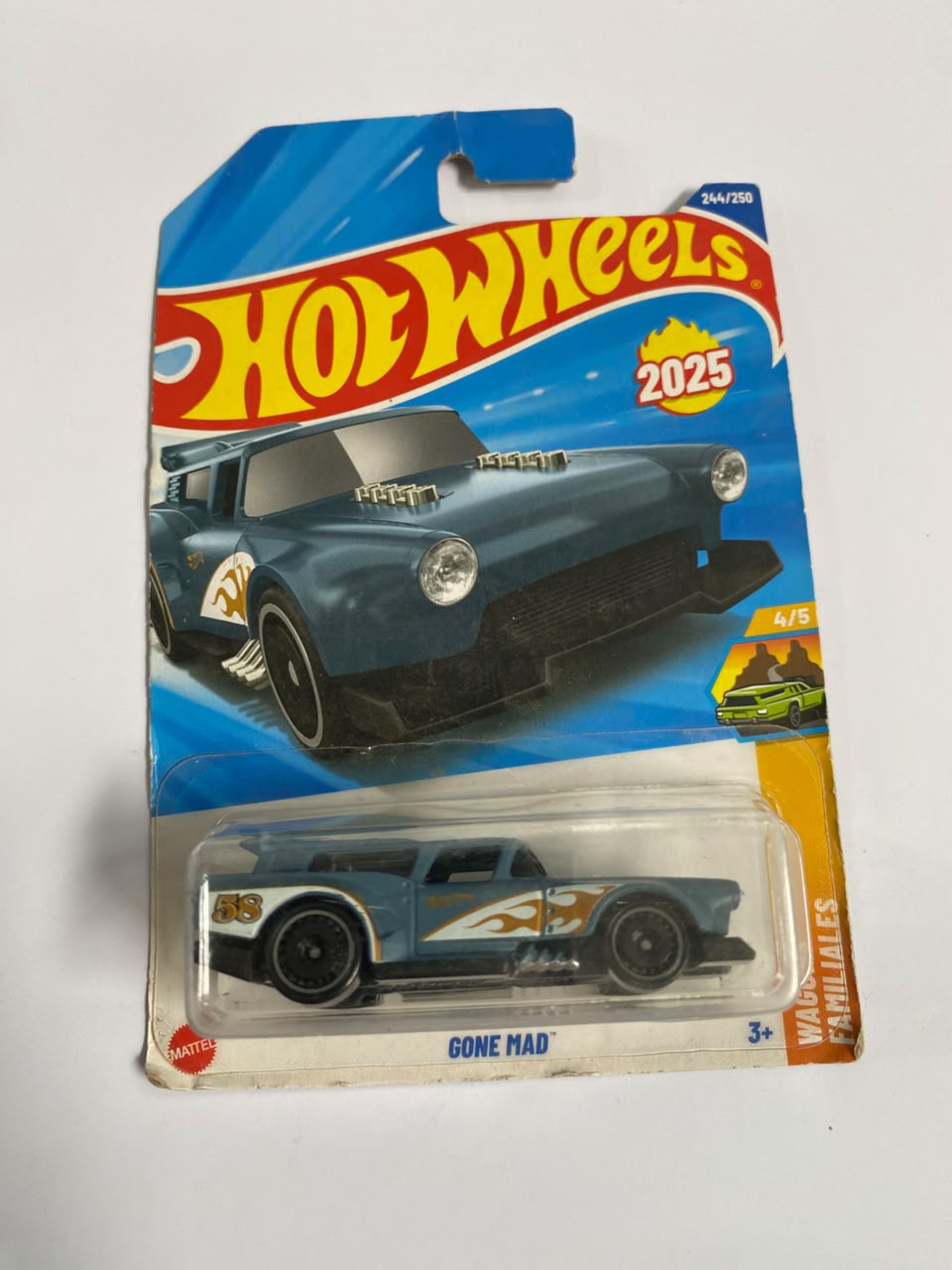 Hot Wheels 2025 Mainline Wagons: Gone Mad™ – 1:64 Scale Diecast Custom Wagon