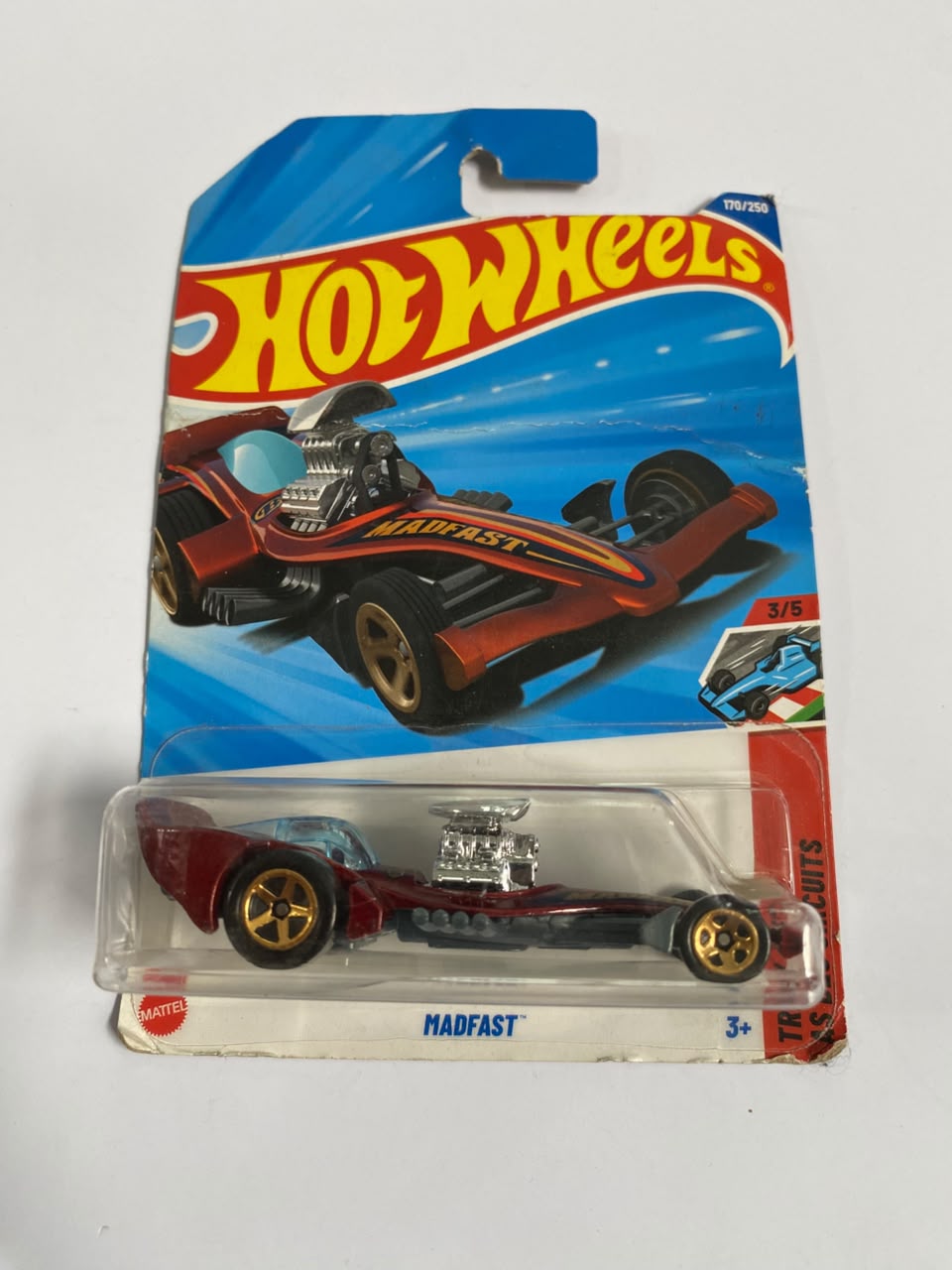 Hot Wheels Mainline Track Series: Madfast™ – 1:64 Scale Diecast Track Car