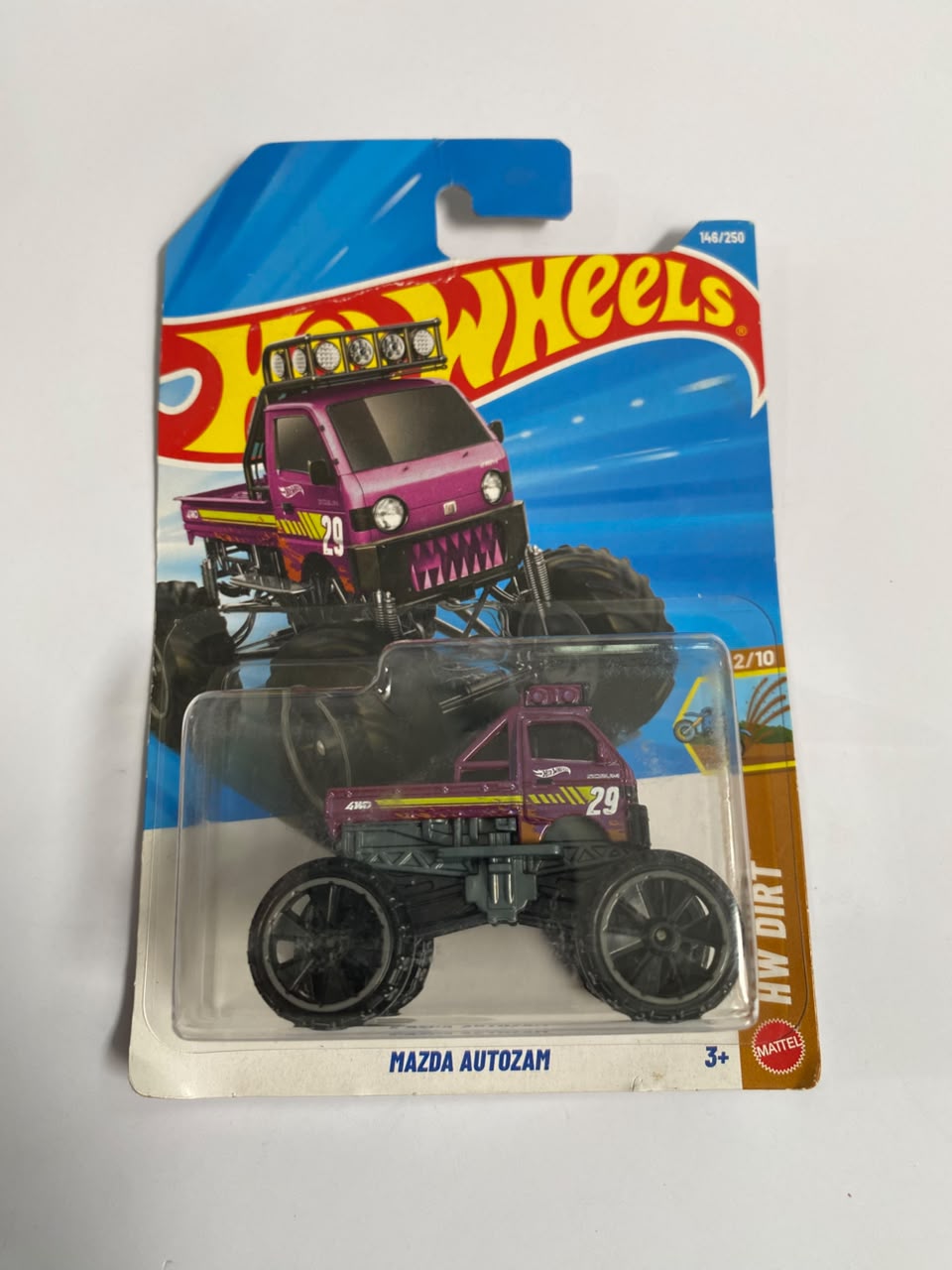 Hot Wheels Mainline HW Dirt: Mazda Autozam – 1:64 Scale Diecast Off-Road Kei Truck
