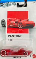 Hot Wheels Silver Series: Pantone Twin Mill III (Pantone 186 Red) – 1:64 Scale Diecast Fantasy Car