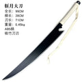 Bleach: Ichigo Kurosaki Shikai "Zangetsu" Wooden Bamboo Cleaver Replica (99cm) – Premium Cosplay Prop